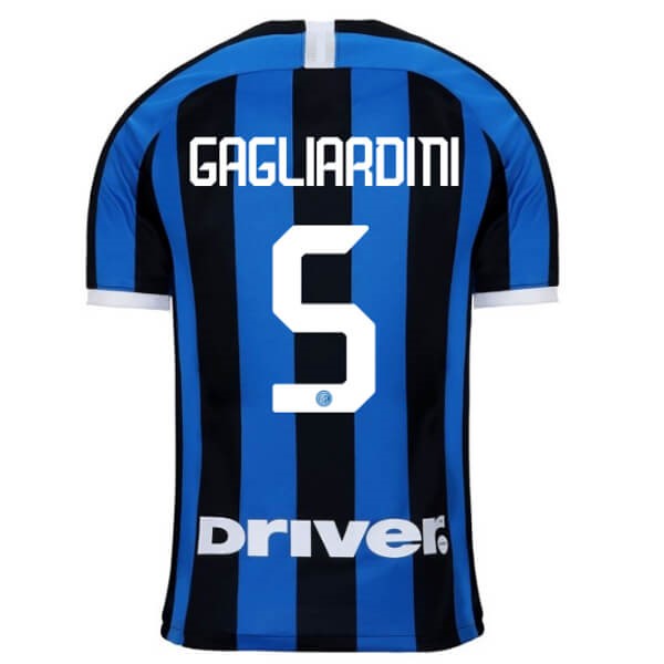 Camiseta Inter Milan NO.5 Gagliardini 1ª 2019-2020 Azul